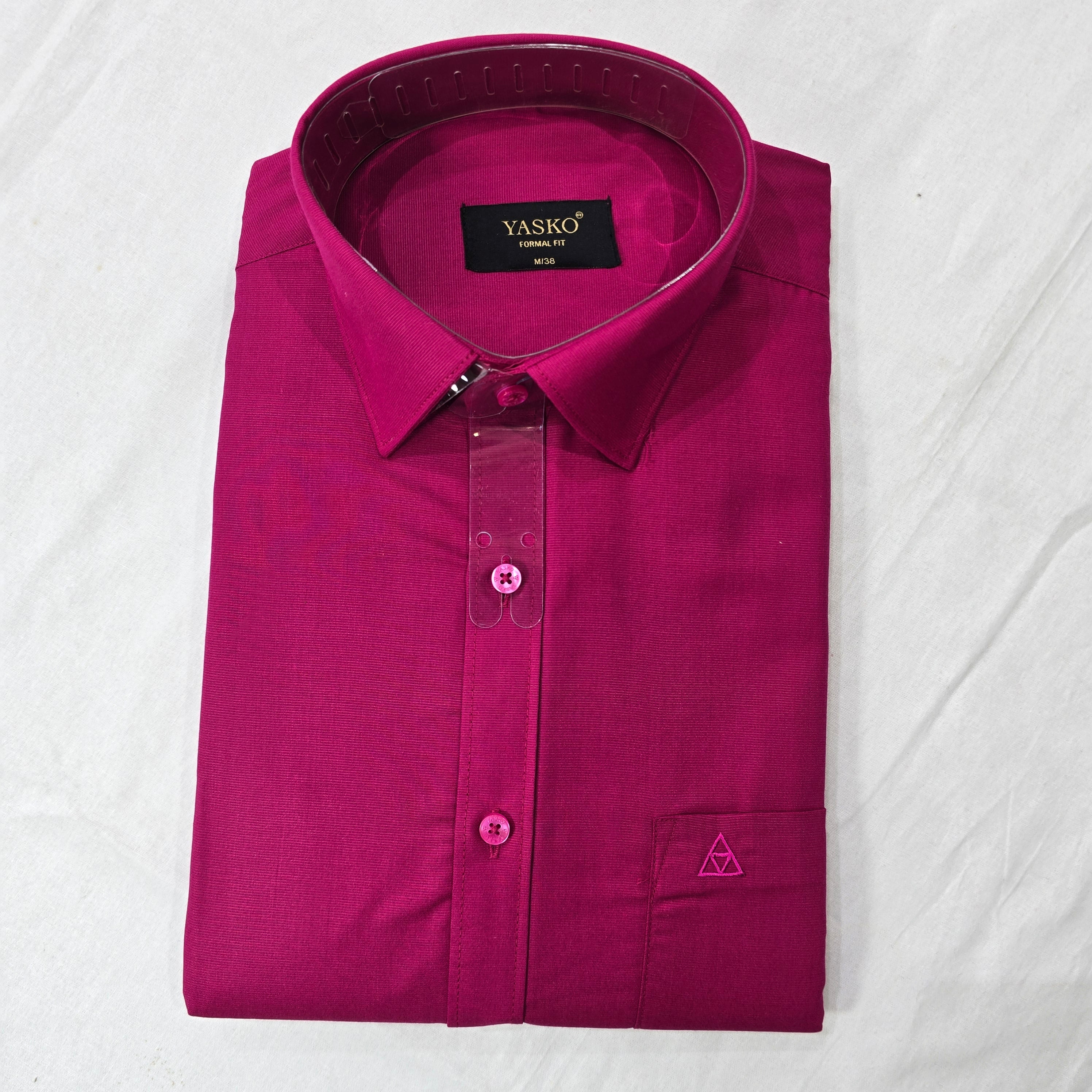 Combo of Shirt and Dhoti | Traditional Wedding Set for Men -  Deep Magenta