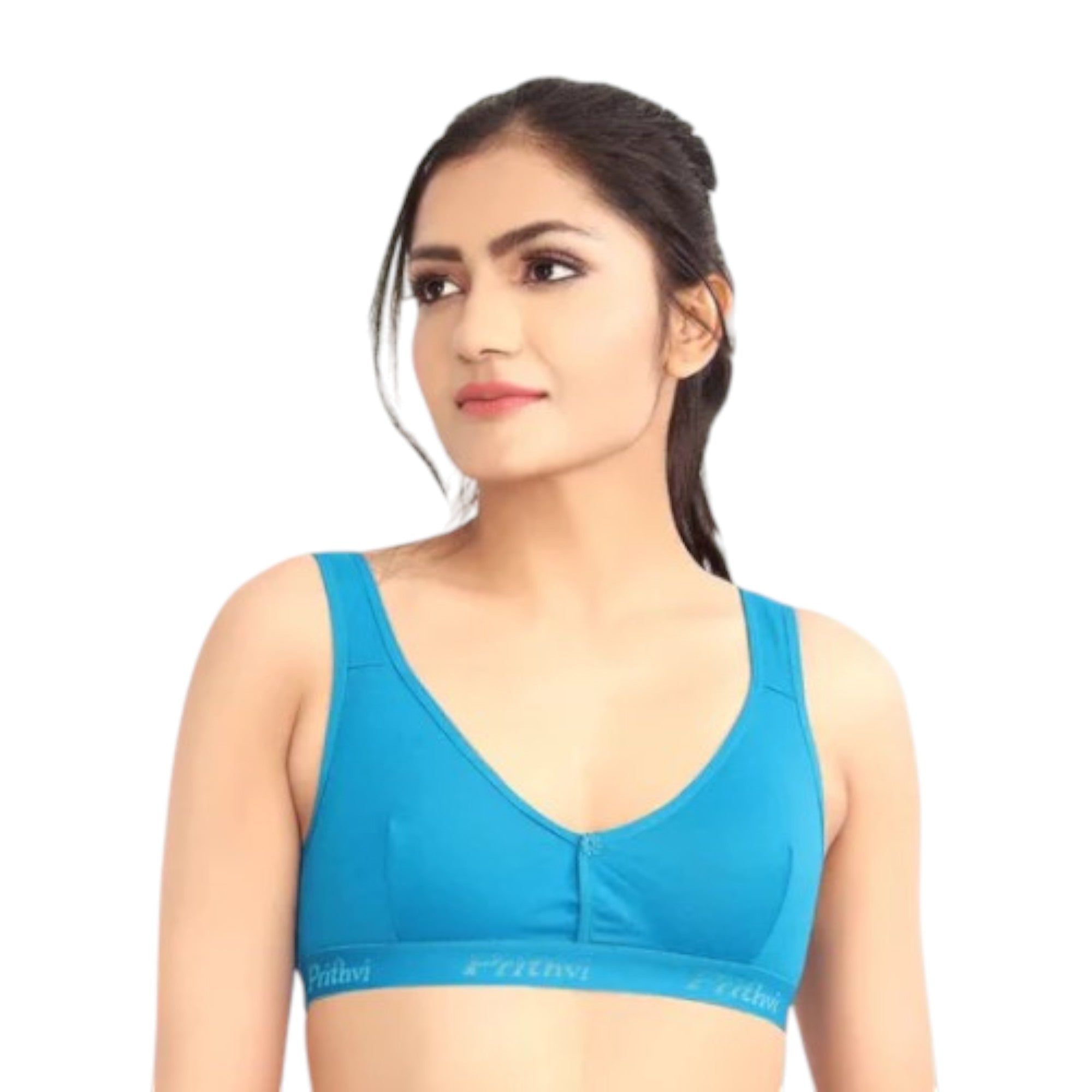 Prithvi Acty  Bra, Seamed Cup, Full Coverage, Non-Padded,Wire Free (Random Colours)