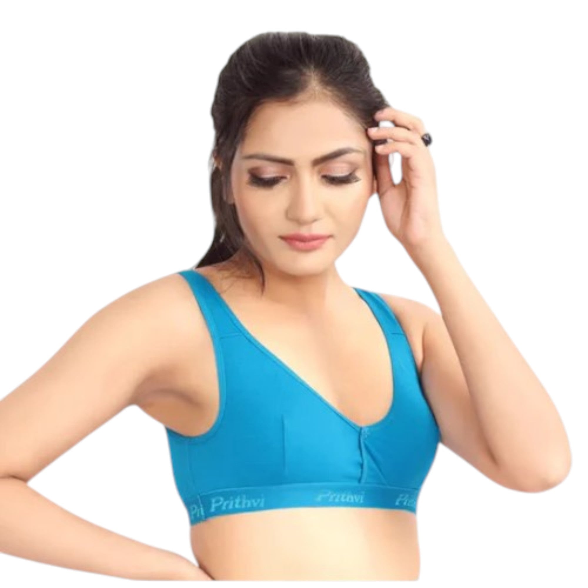 Prithvi Acty  Bra, Seamed Cup, Full Coverage, Non-Padded,Wire Free (Random Colours)