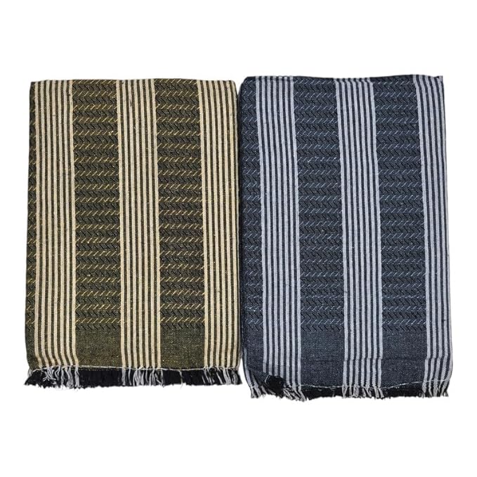Single Size Pure Cotton Blanket for Daily Use | Soft Light-Weight Bed Blanket | Throw and Fancy Design Blanket for All Weather (60 X 90 Inch, Multicolor Stripes)