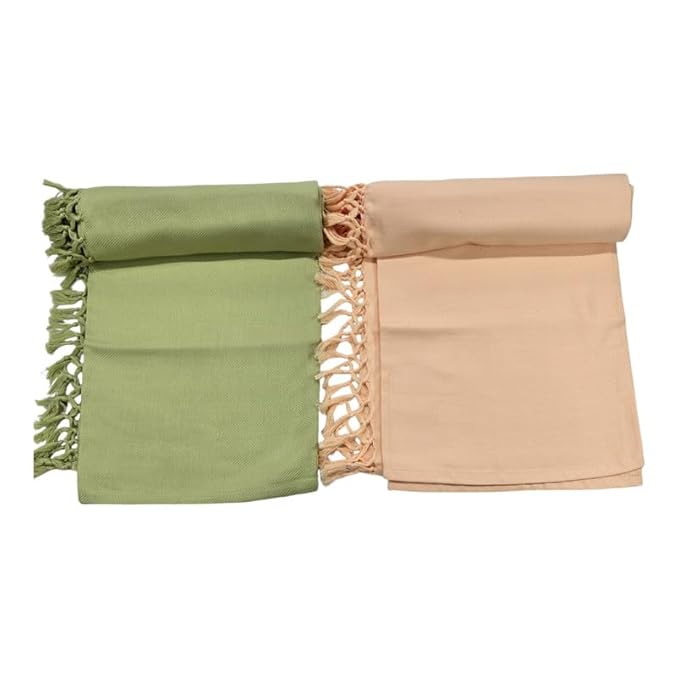 Bath Premium Plain Cotton Towels | Light Weight Turkish Style Stripe Bath Towels for Men | (30 X 65 CM, Large Size) Plush & Solid Pattern Towels