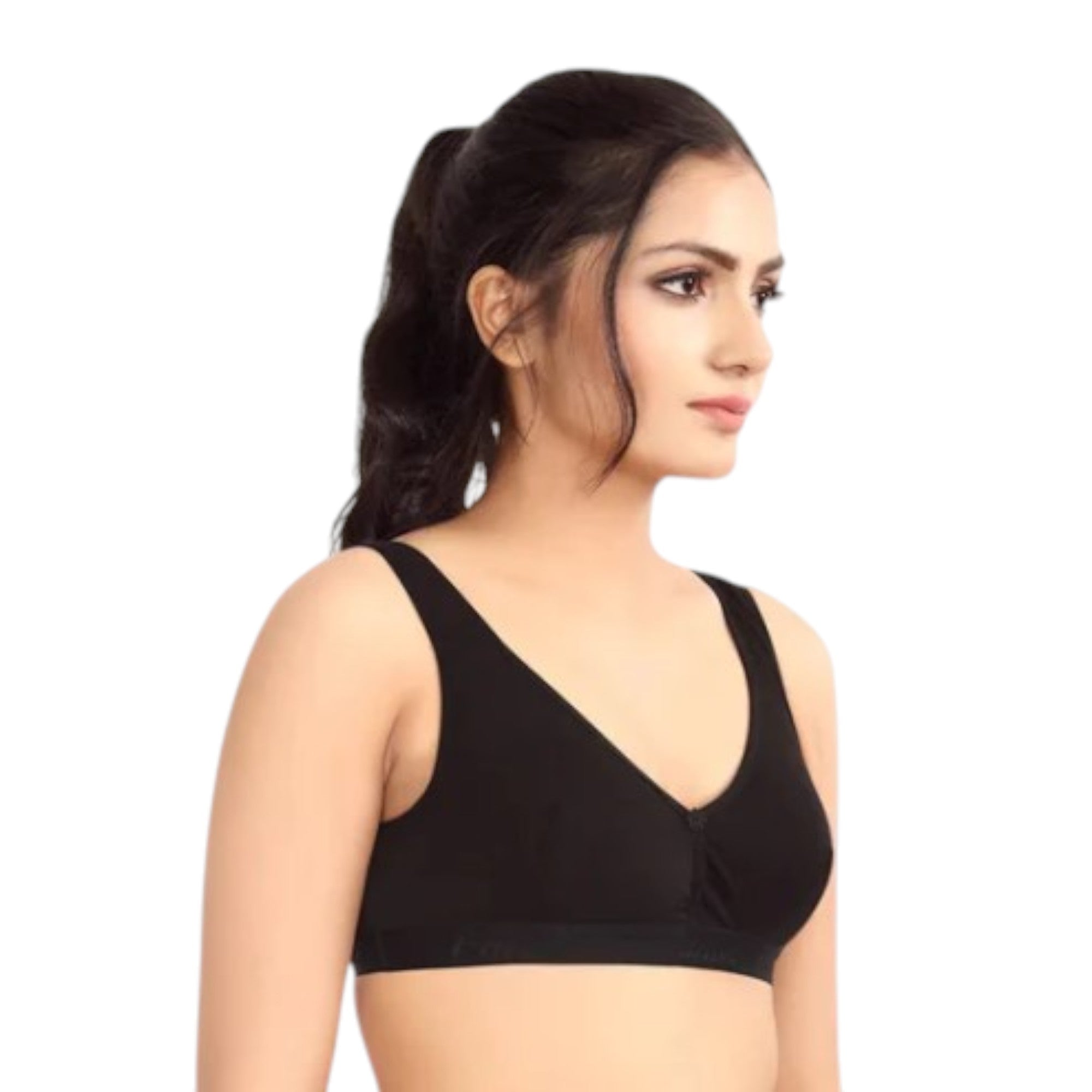Prithvi Acty  Bra, Seamed Cup, Full Coverage, Non-Padded,Wire Free (Random Colours)