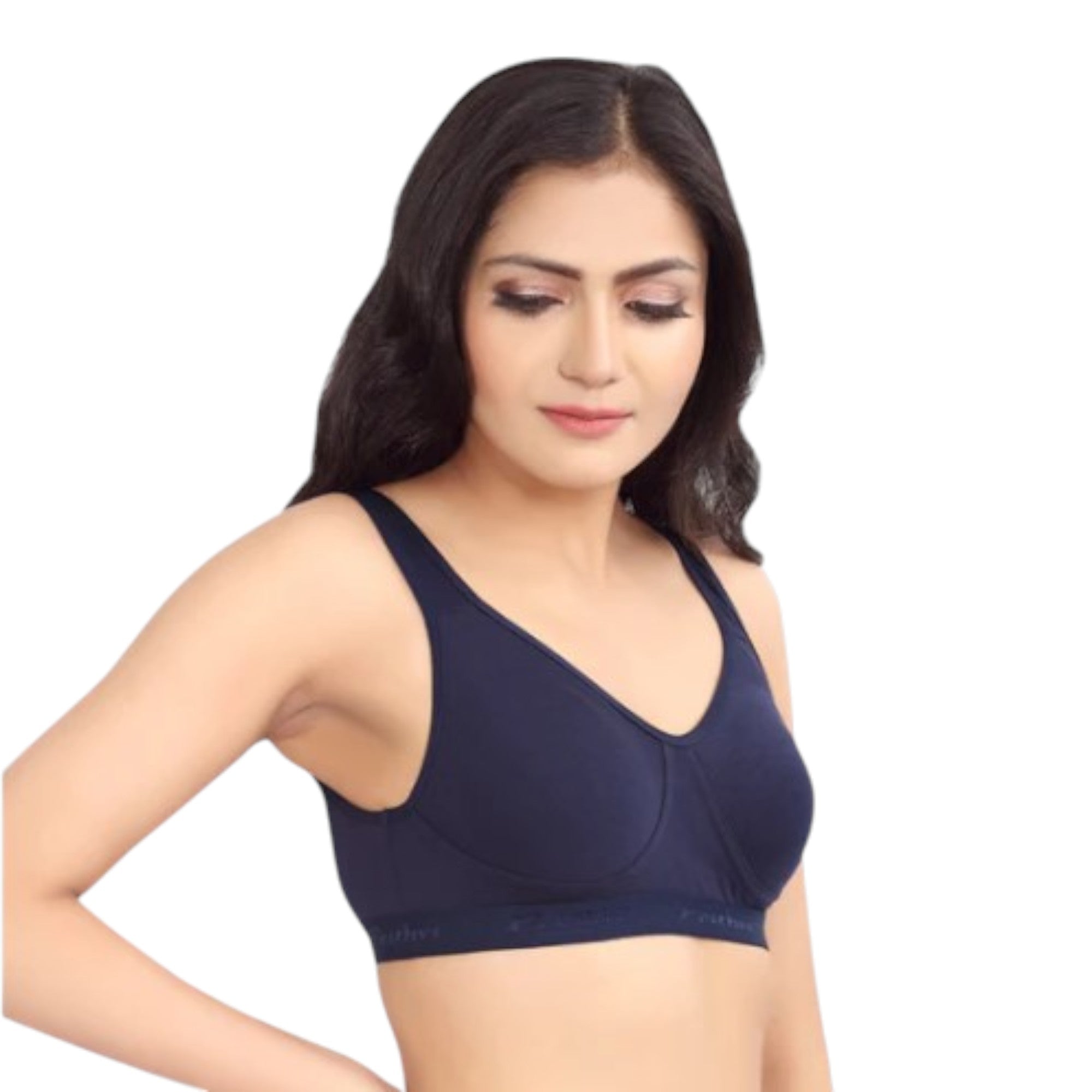 Prithvi Women T-Shirt Bra Non Wired Seamless Pushup - Seamless Cup, Full Coverage, Soft Cup for T-Shirt, Dress (Random Colours)