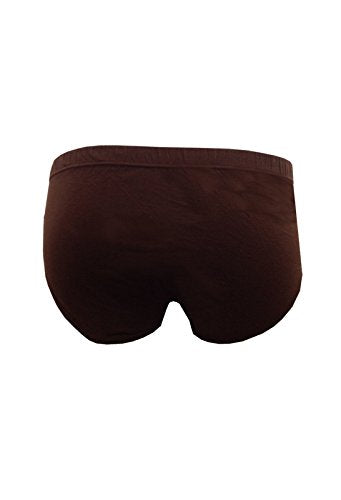 Poomer Men's Cotton Franco Brief IE(5s Pack 'M' Size=85 Cms) Assorted Colours