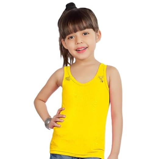 Prithvi® Pappu Slip for Kids & Girls/Camisole - Pack of 3# Broad Straps # Multicolour # Premium Wear #