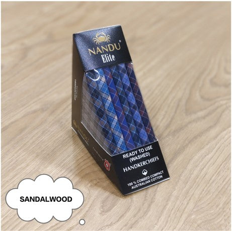 Nandu® Cotton Handkerchiefs for Men | Classic Design, Soft & Durable