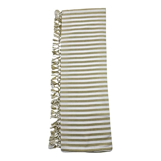 Bath Premium Cotton Towels | Light Weight Turkish Style Stripe Bath Towels for Men | (30 X 65 CM, Large Size) Striped Pattern Towels