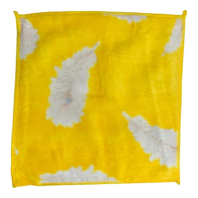 Soft Baby Face Towels – Pack of 12 | 25x25 cm | 400 GSM Super Absorbent & Skin-Friendly Washcloths for Kids, Women & Newborns | Multicolor Printed Handkerchief Set (Flower)