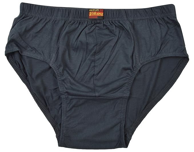 Viking Men's Cotton Briefs - Combo of 5 (VK07_110, Multi-Coloured, 110)