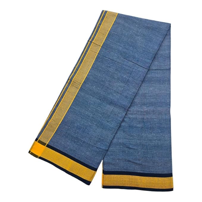 Multicolor Kerala style (Mundus) Dhotis for Men Combo Light Grey (Free Size Assorted) Lungi Veshti (Kaili) | Men's Dhoti for Puja, Festivals, Religious