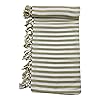 Bath Premium Cotton Towels | Light Weight Turkish Style Stripe Bath Towels for Men | (30 X 65 CM, Large Size) Striped Pattern Towels