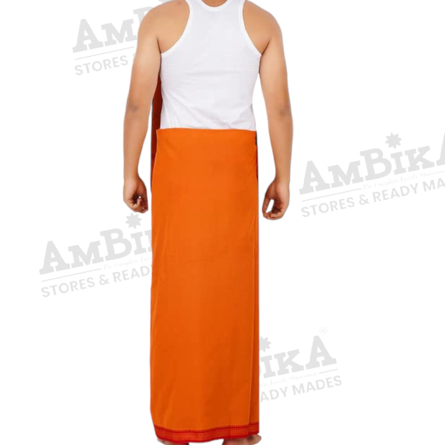 Cotton Color Dhoti & Towel For Men, Traditional Festive & Regular Wear,2.0MT