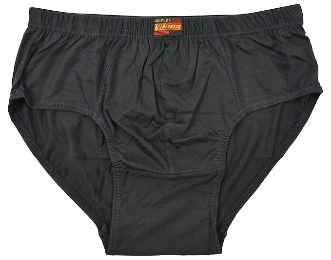 Viking Men's Cotton Briefs - Combo of 5 (VK07_110, Multi-Coloured, 110)