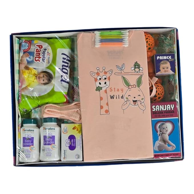 Newborn Baby Gift Set Has All Newborn Baby Essential | Health Care, Bath & Skin Care | Best Gift Set for Unisex Baby (0-6 Month)