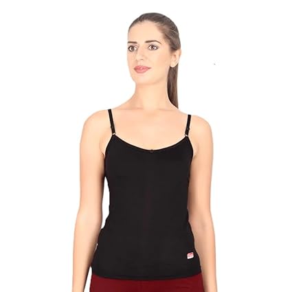 Prithvi® Joshi Slip (Adjustable Strap) for Girls & Women's/Camisole - # Multicolour # Premium Wear # Colour May Vary # for Girls & Women's/Camisole # PACK OF 2