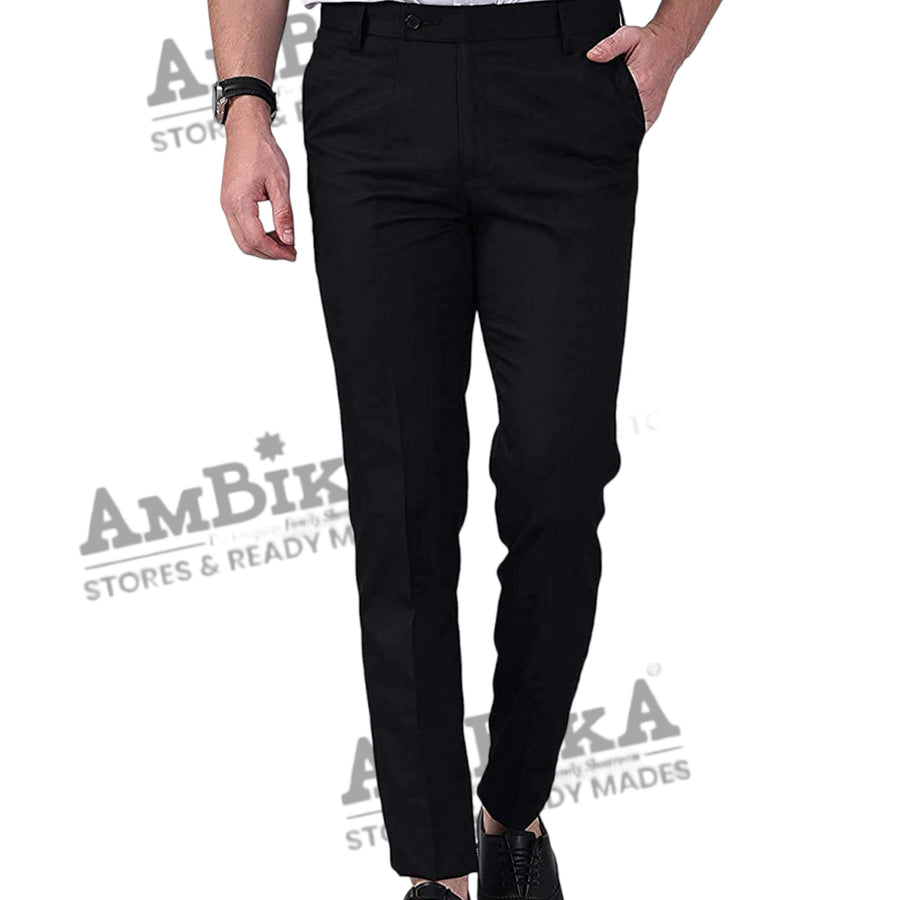 Men's Formal Trousers (Pack of 3) [GREY,BLACK,COBALT BLUE]