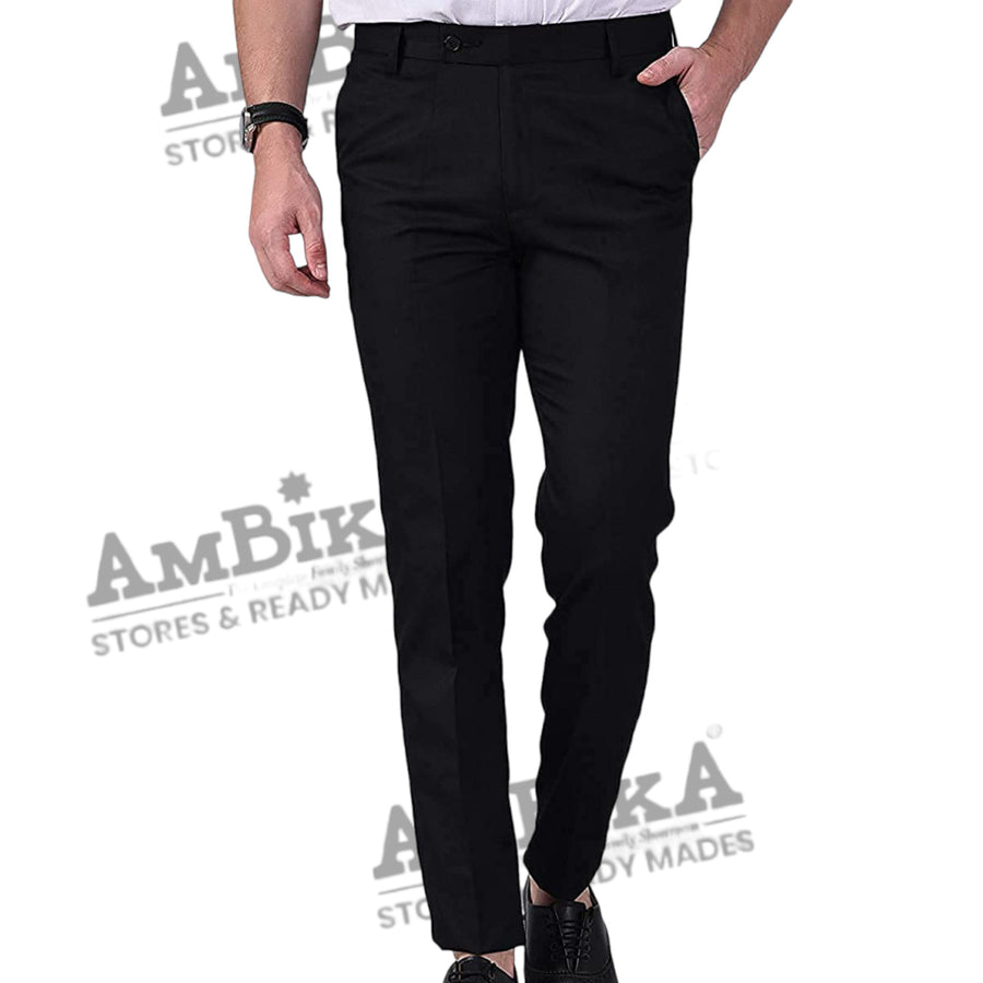 Men's Formal Trousers (Pack of 3) [BROWN,BLACK,MILITARY GREEN]