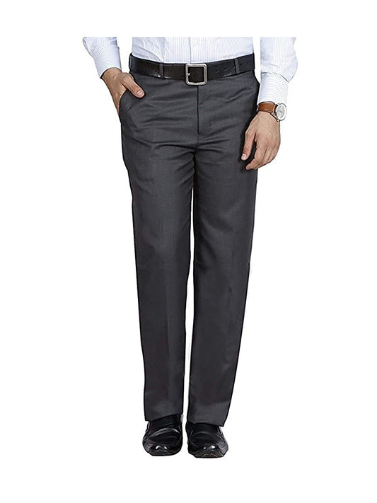 Formal Trouser Pant for Mens, Readymade Stitched Full Pant, Pleat-Front Formal Trousers Pants Regular Fit for Men
