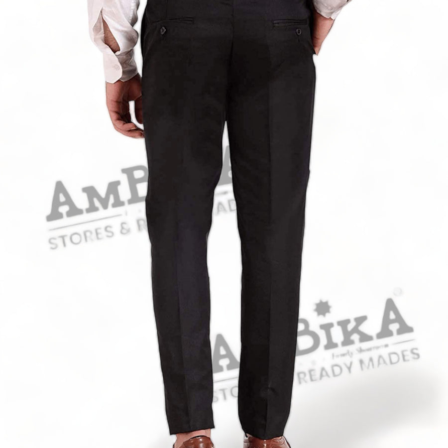Men's Formal Trousers (Pack of 3) [GREY,BLACK,COBALT BLUE]