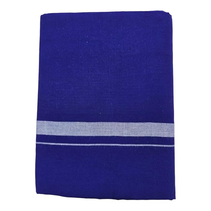 Men Linen Cotton Traditional, Dhoti with Towel (Free Size) | Iyyapan Sami lungi | Combo of Dhoti and Towel for Men