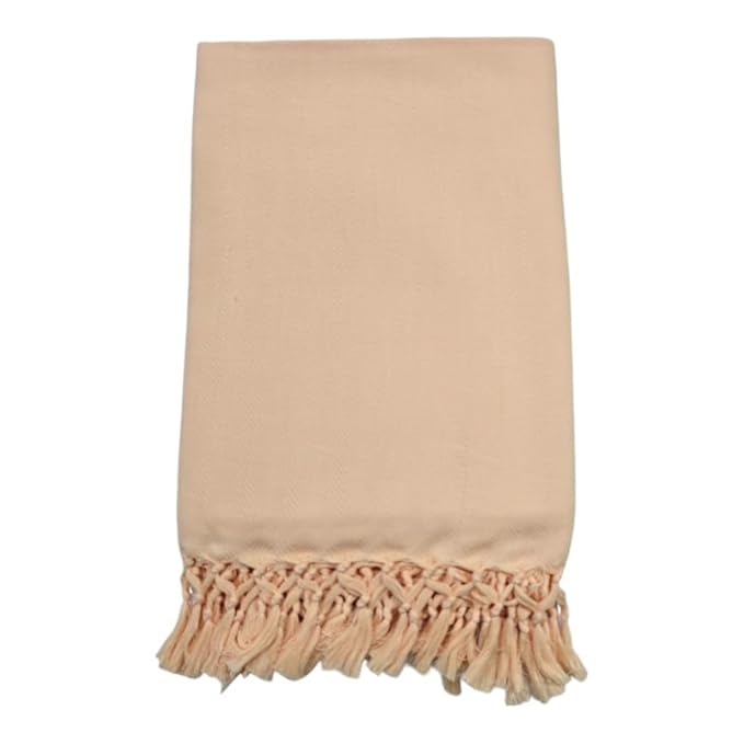 Bath Premium Plain Cotton Towels | Light Weight Turkish Style Stripe Bath Towels for Men | (30 X 65 CM, Large Size) Plush & Solid Pattern Towels