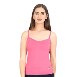 Prithvi® Joshi Slip (Adjustable Strap) for Girls & Women's/Camisole - # Multicolour # Premium Wear # Colour May Vary # for Girls & Women's/Camisole # PACK OF 5