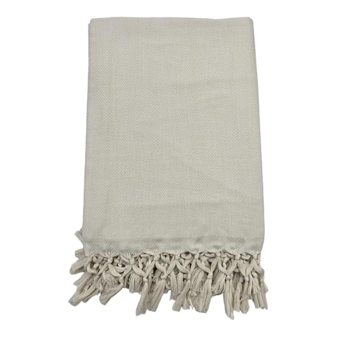 Bath Premium Plain Cotton Towels | Light Weight Turkish Style Stripe Bath Towels for Men | (30 X 65 CM, Large Size) Plush & Solid Pattern Towels