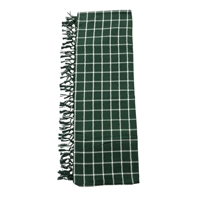 Bath Premium Cotton Towels | Light Weight Turkish Style Checks Bath Towels for Men | (30 X 65 CM, Large Size) Luxuriously Soft & Checks Pattern Towels