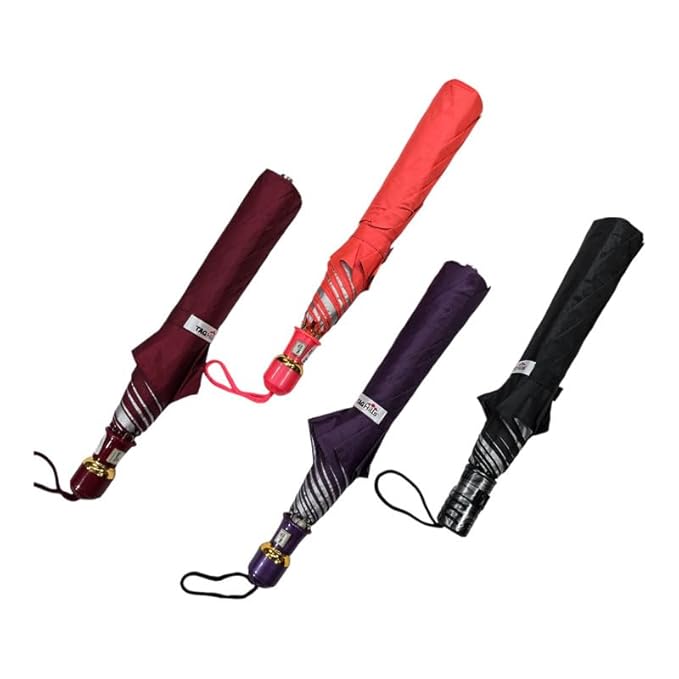 2 Fold 25 Inch Umbrella for Men & Women | Wind & RainProof Umbrella | Compact Travel Umbrella for Women | Umbrella for Sun Protection, Home Use