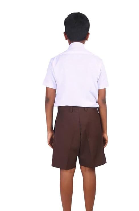 School Uniform - Pant for Boys, Cotton Shorts, Elastic Waist Half Pants, Regular Fit Sports Shorts l HALF PANT l
