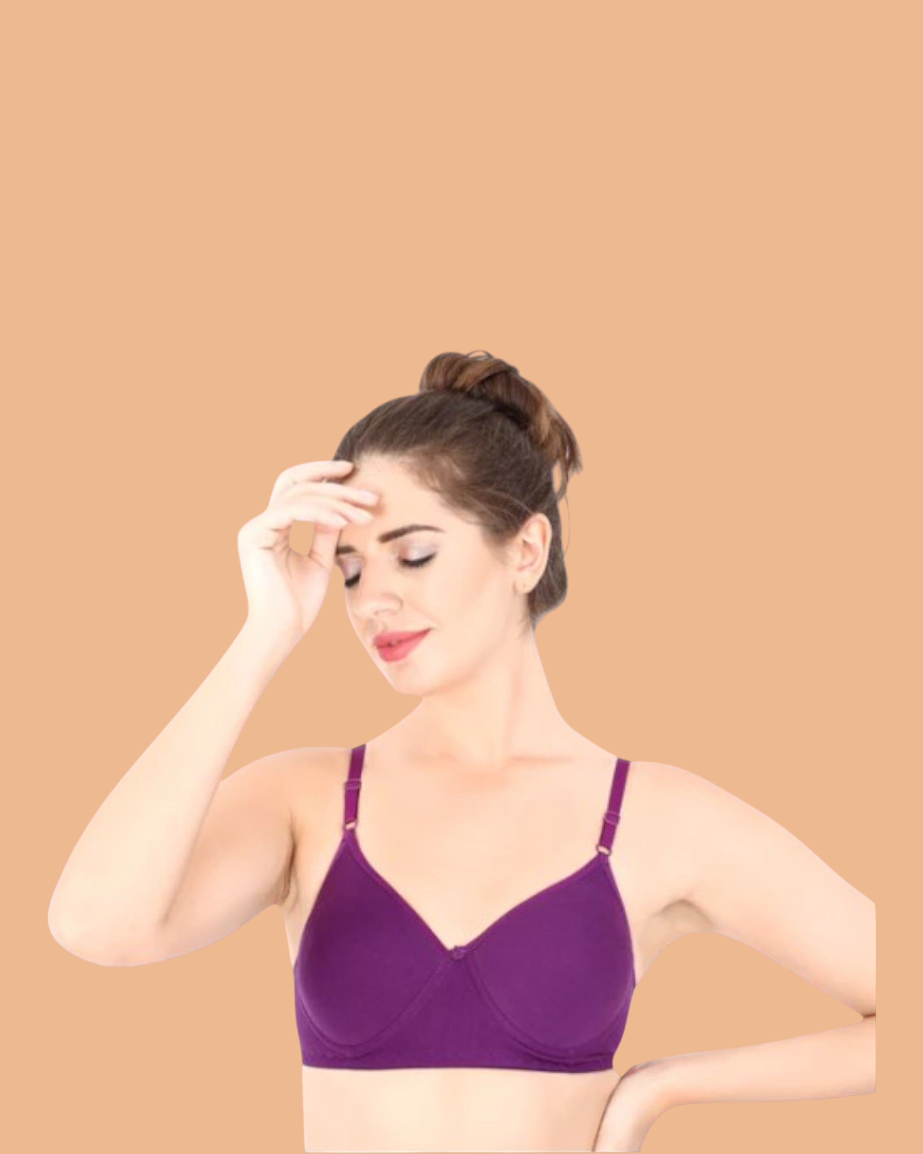 Prithvi Ayathi Pad Bra I Every Day I  Padded Bra  (Random Colours)