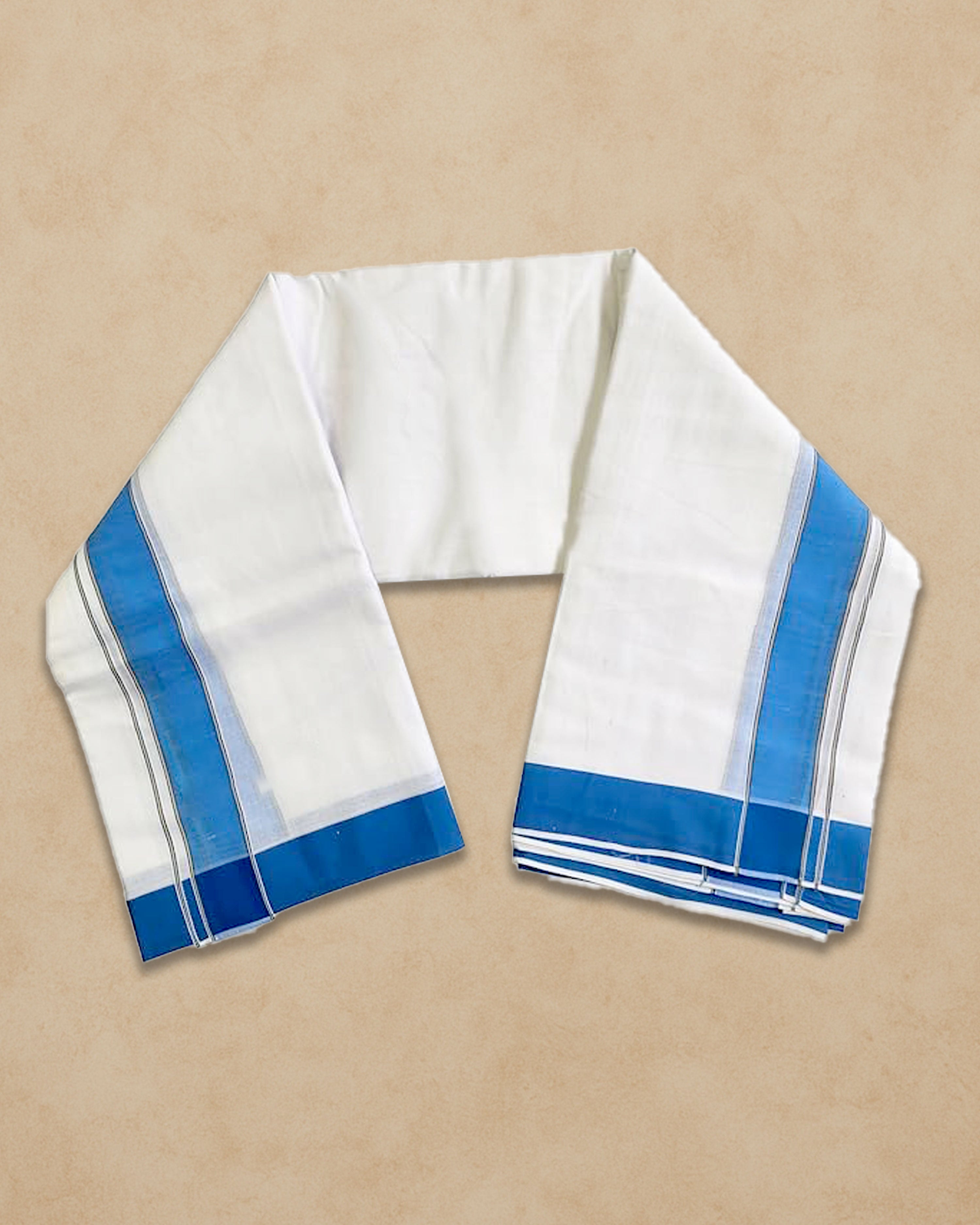 Panchakacham Dhoti (9x5), (10x6) - Blue