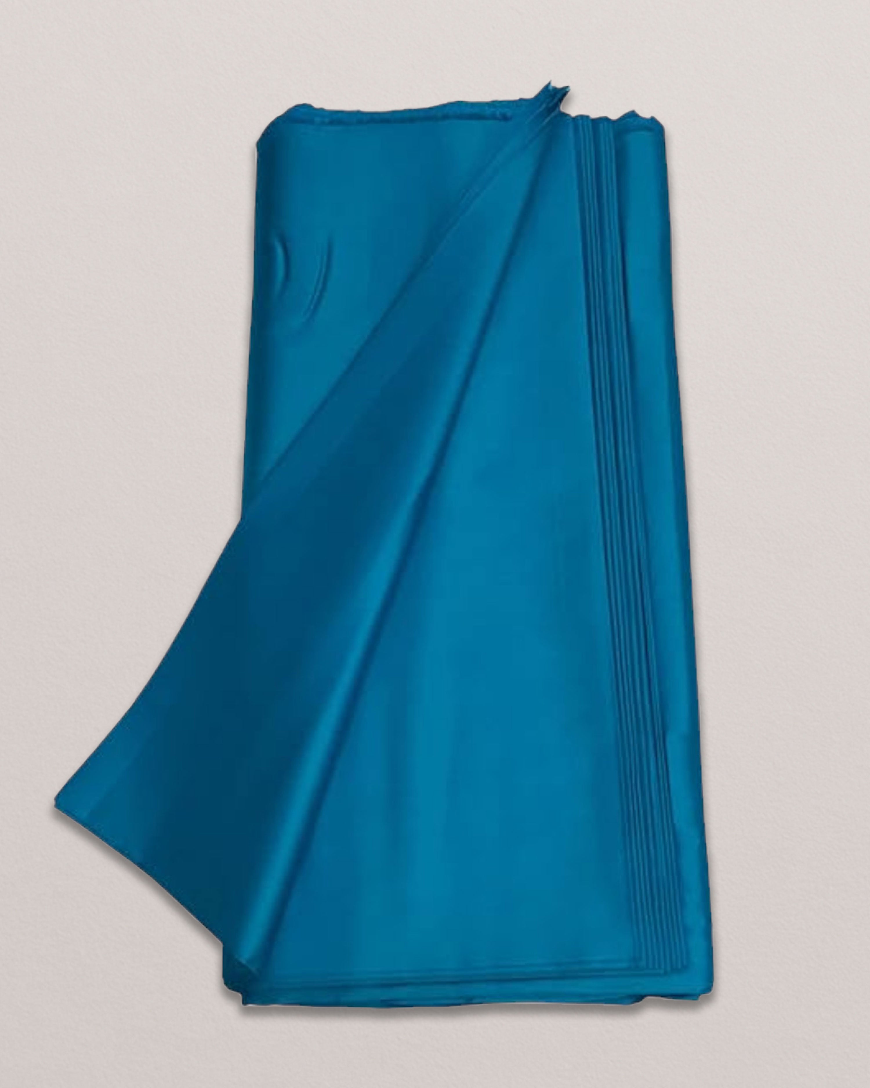 Cotton silk fabrics -Blue