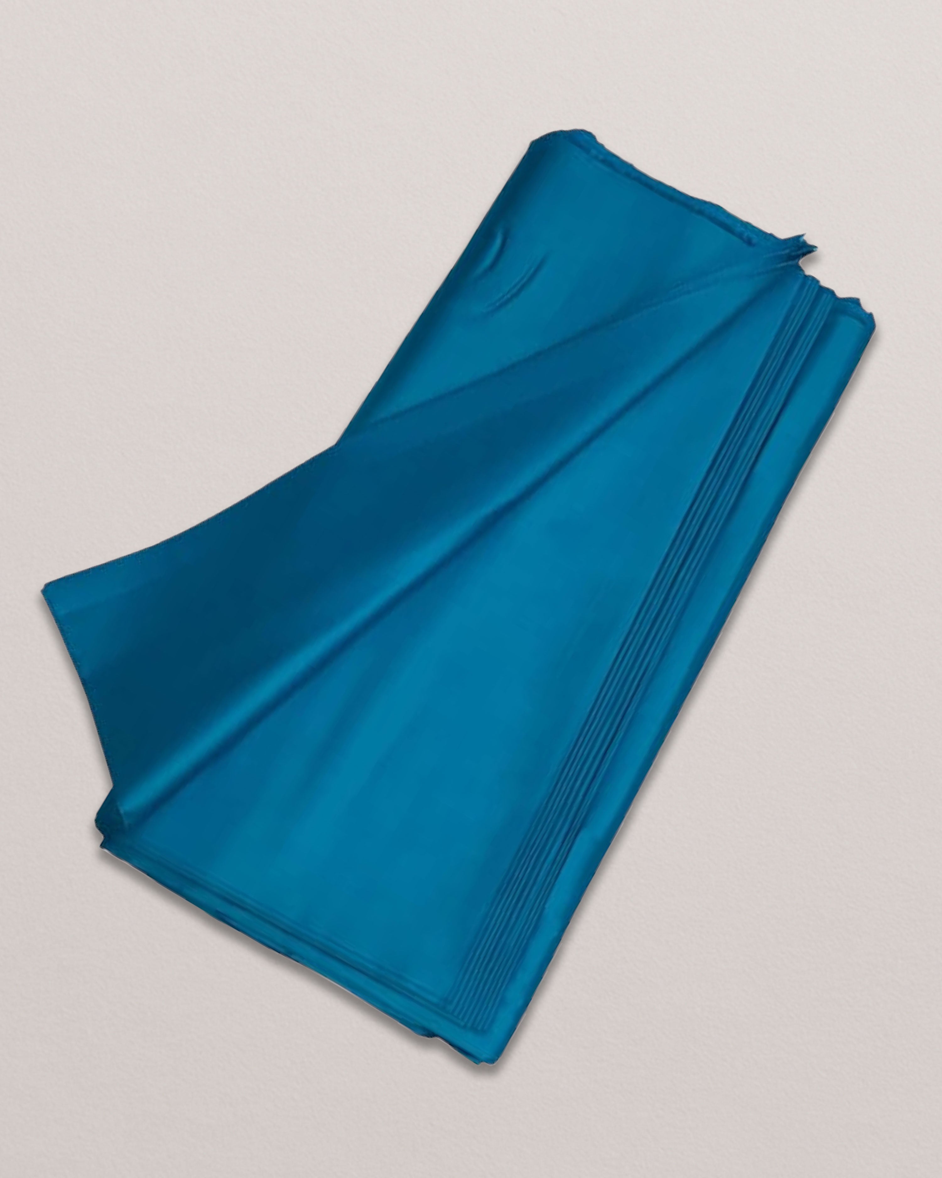 Cotton silk fabrics -Blue