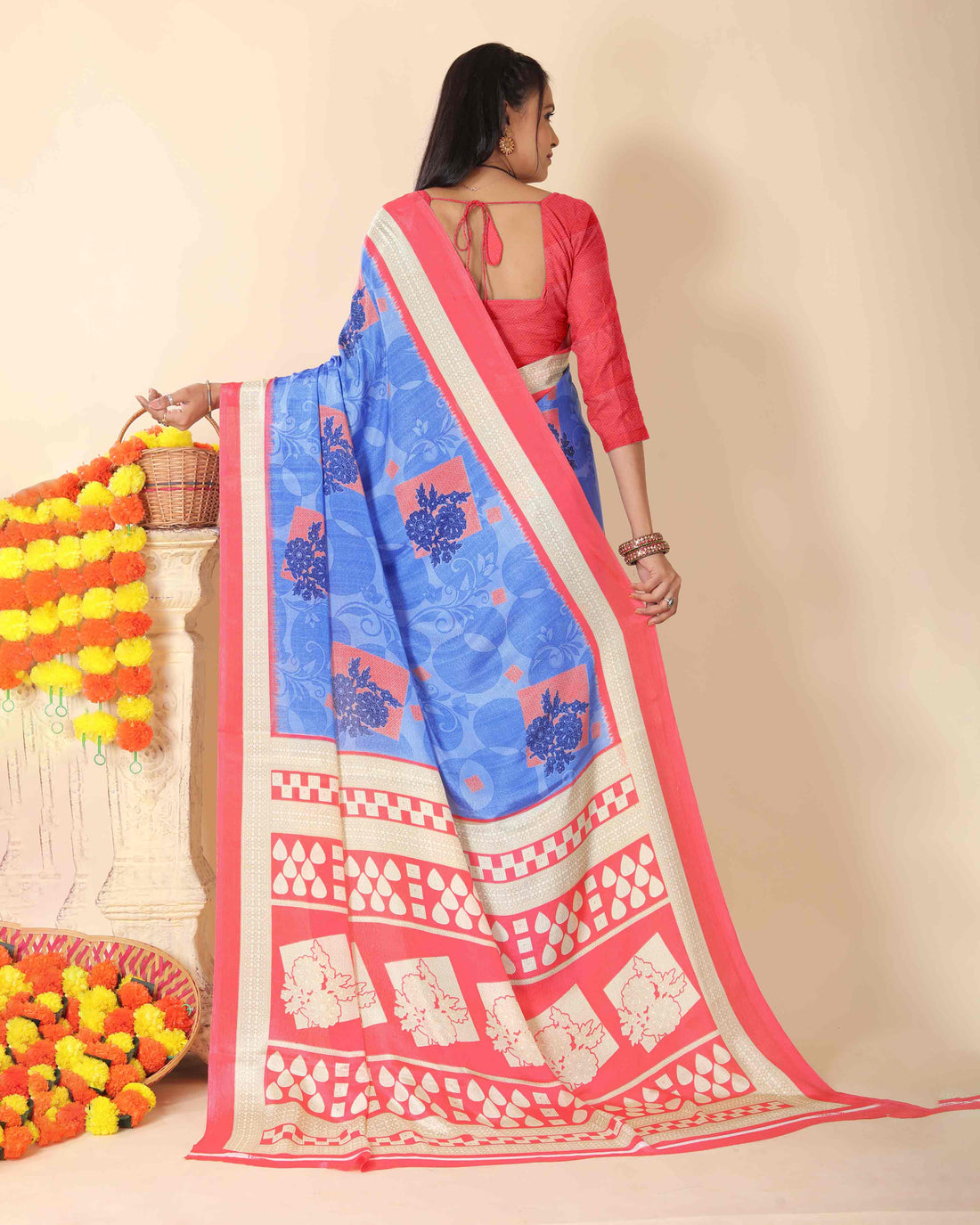Turkey buttersilk - blue