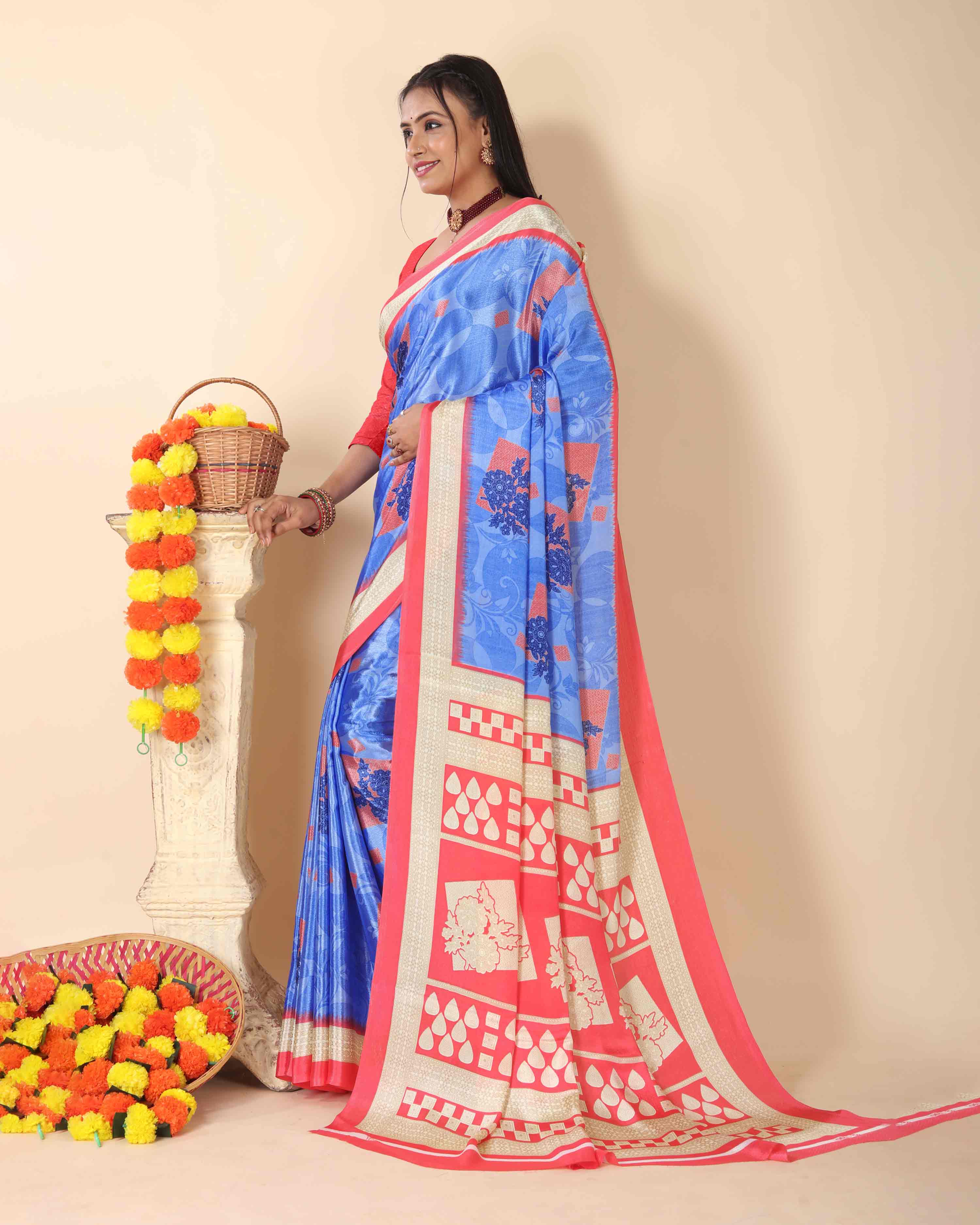 Turkey buttersilk - blue