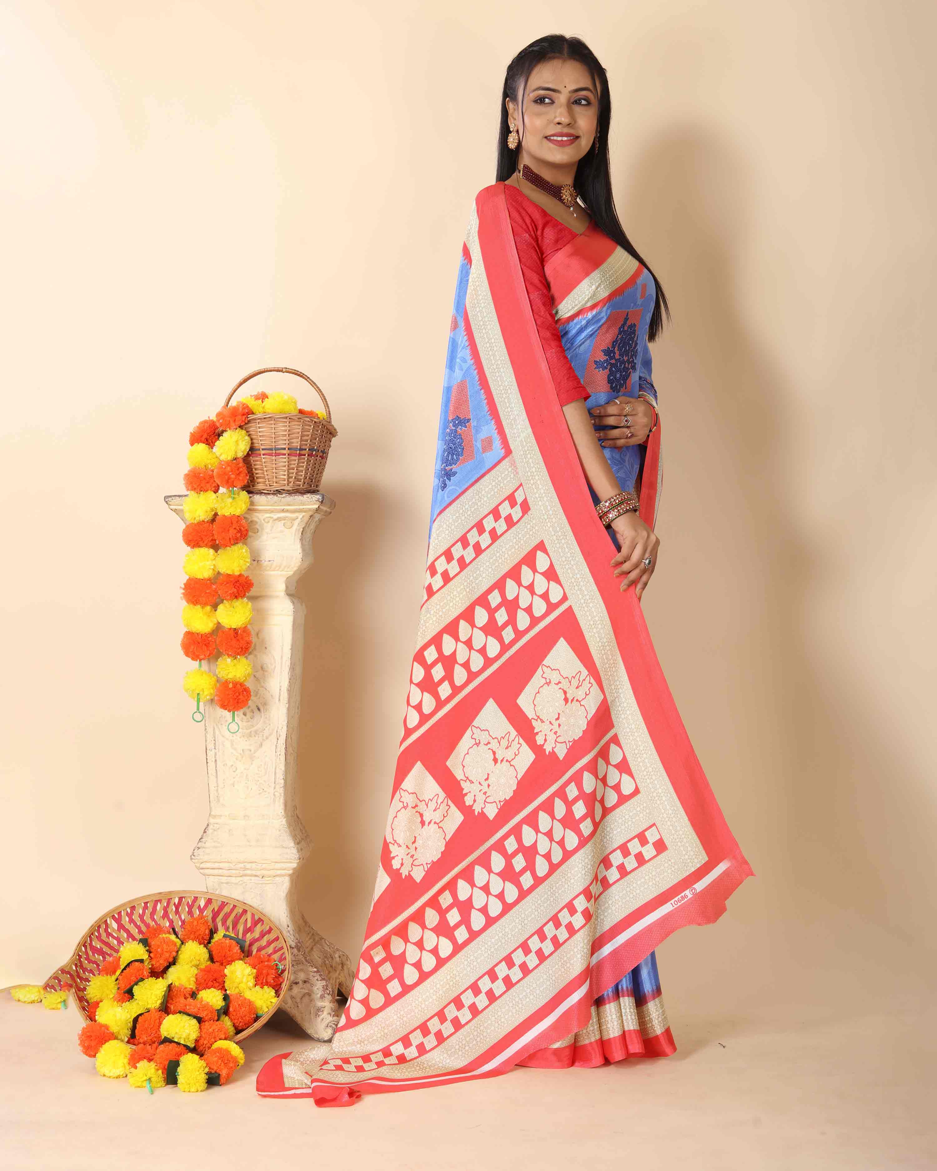Turkey buttersilk - blue