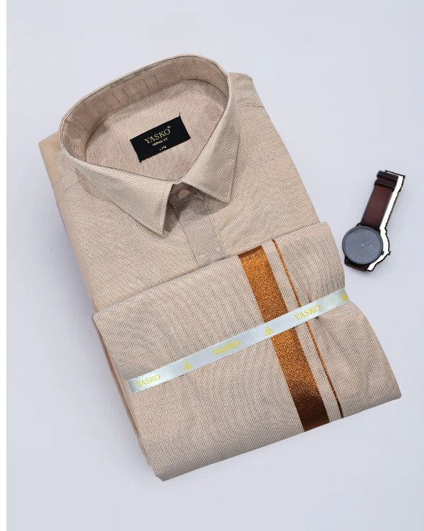 Combo of Shirt and Dhoti | Traditional Wedding Set for Men |