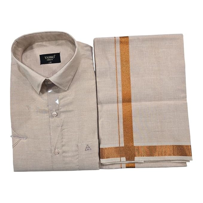 Combo of Shirt and Dhoti | Traditional Wedding Set for Men |