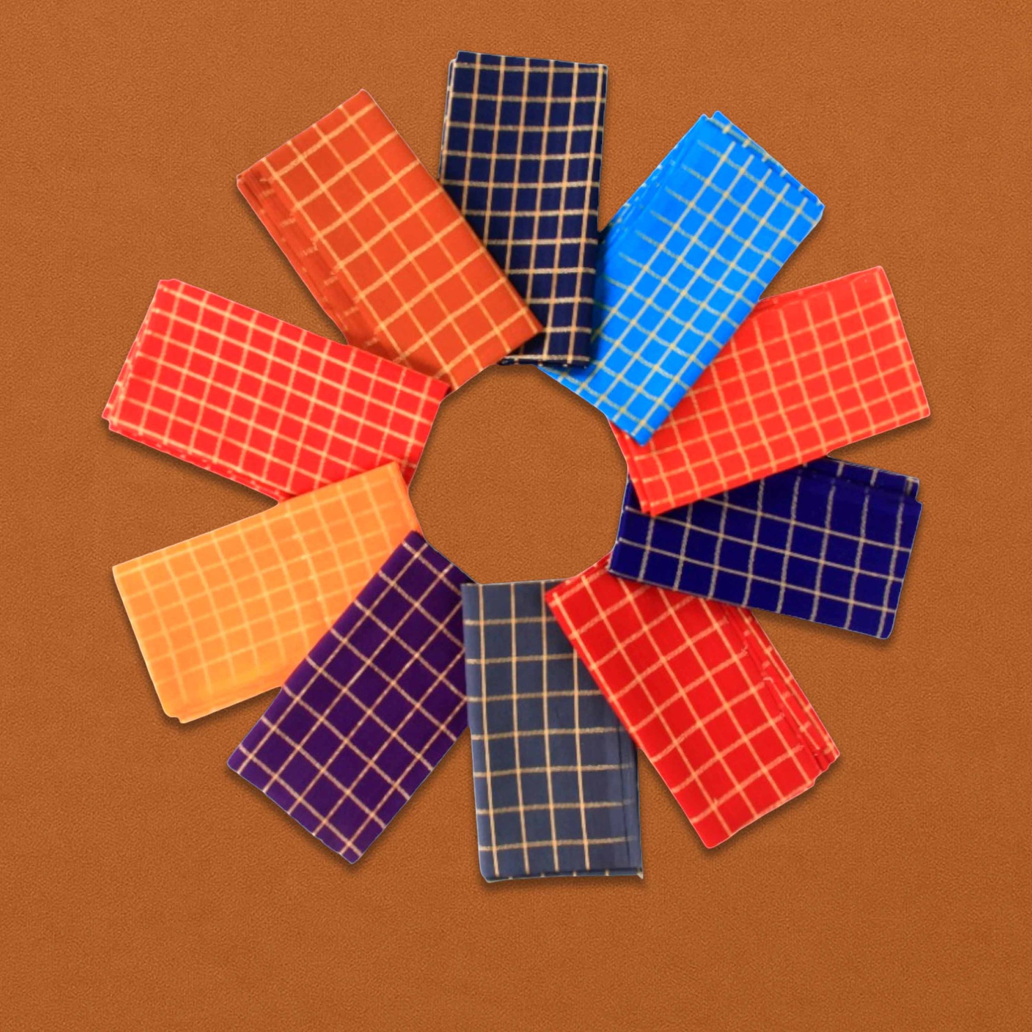 Cotton checked blouse