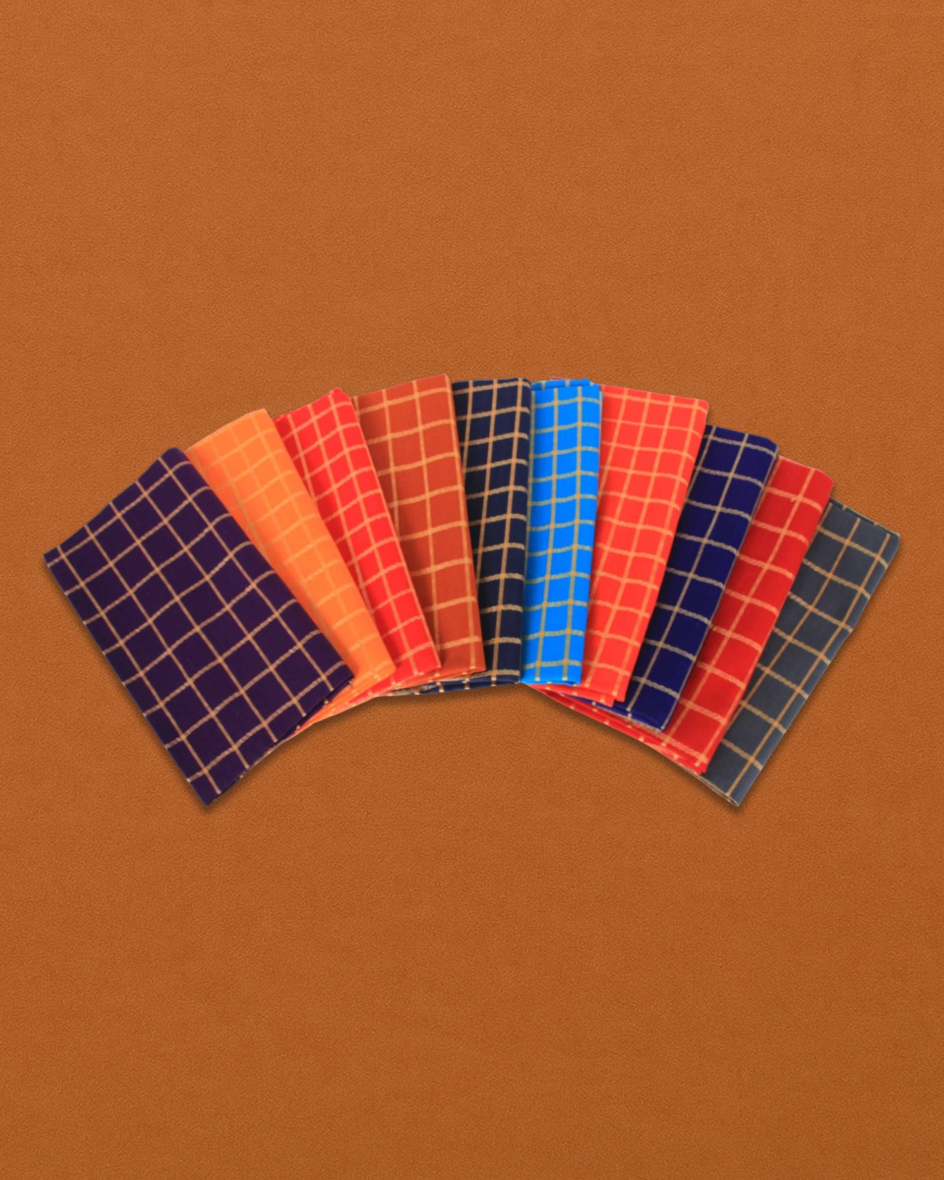 Cotton checked blouse