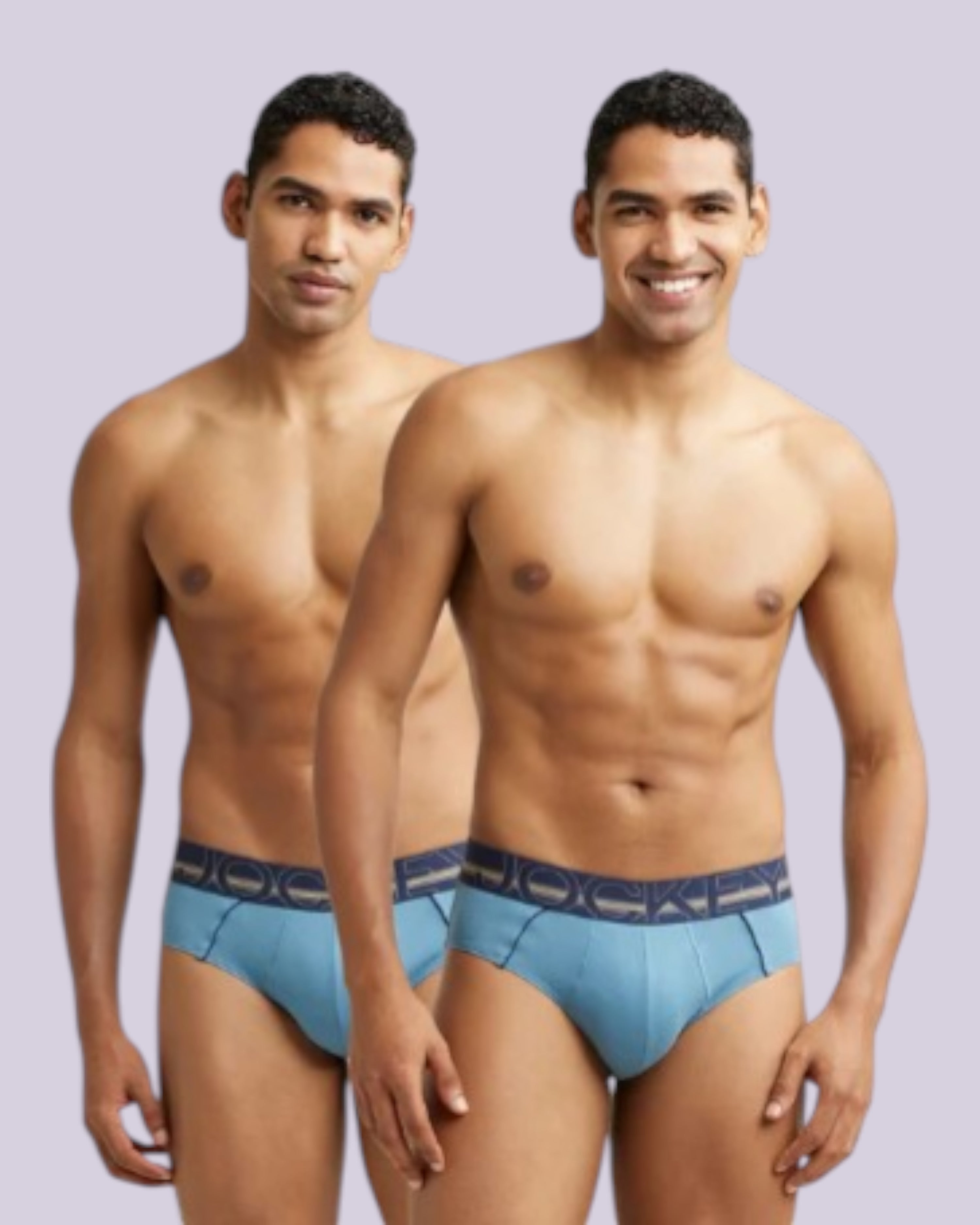 Jockey US14 Men's Super Combed Cotton Solid Brief with Ultrasoft Waistband (Garter Colors May Vary) (Pack of 2)