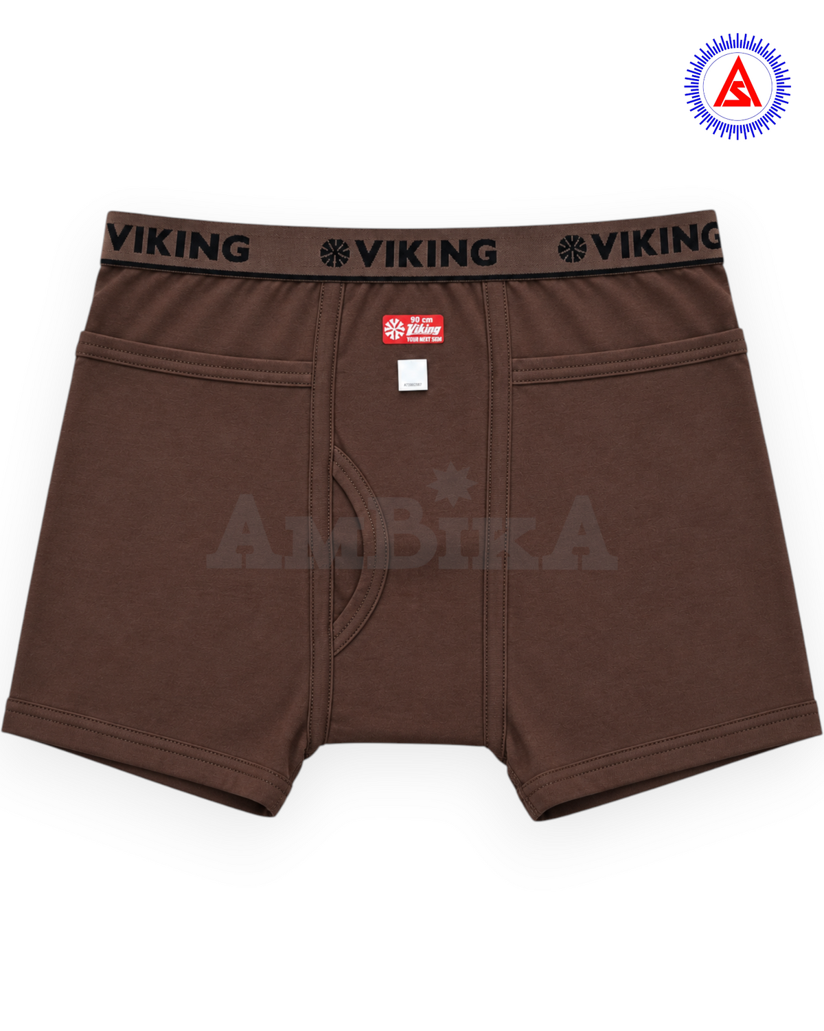 VIKING brown pocket trunk front view
