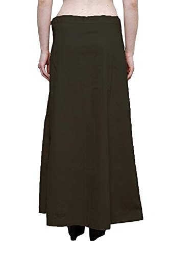 Pure Cotton Readymade Inskirt Saree Petticoat for Women's | Plain Solid Indian Readymade Inskirt Saree | Peticote Innerwear for Women Saree Petticoats