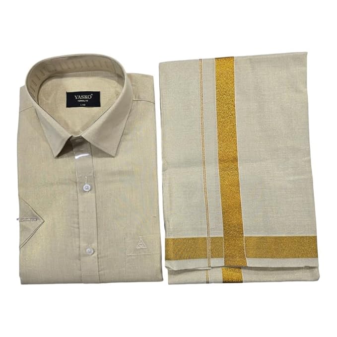 Combo of Shirt and Dhoti | Traditional Wedding Set for Men |