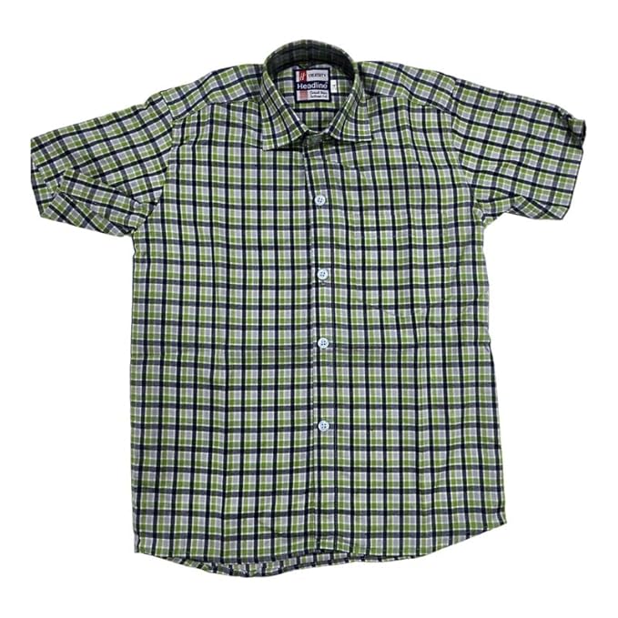 School Uniform for kids | Formal Uniform Shirts for Boys/Girls | Readymade Stitched Shirt for Students |  VIVEKANANDA UNIFORMHALF SHIRT |