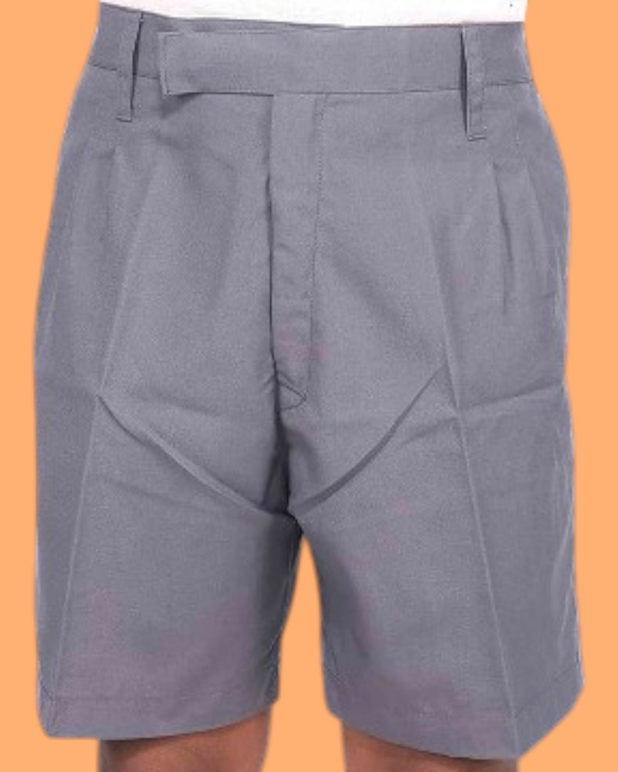 Boys Cotton Shorts, Elastic Waist Half Pants, Regular Fit Sports Shorts l UNIFORM HALF PANTS l