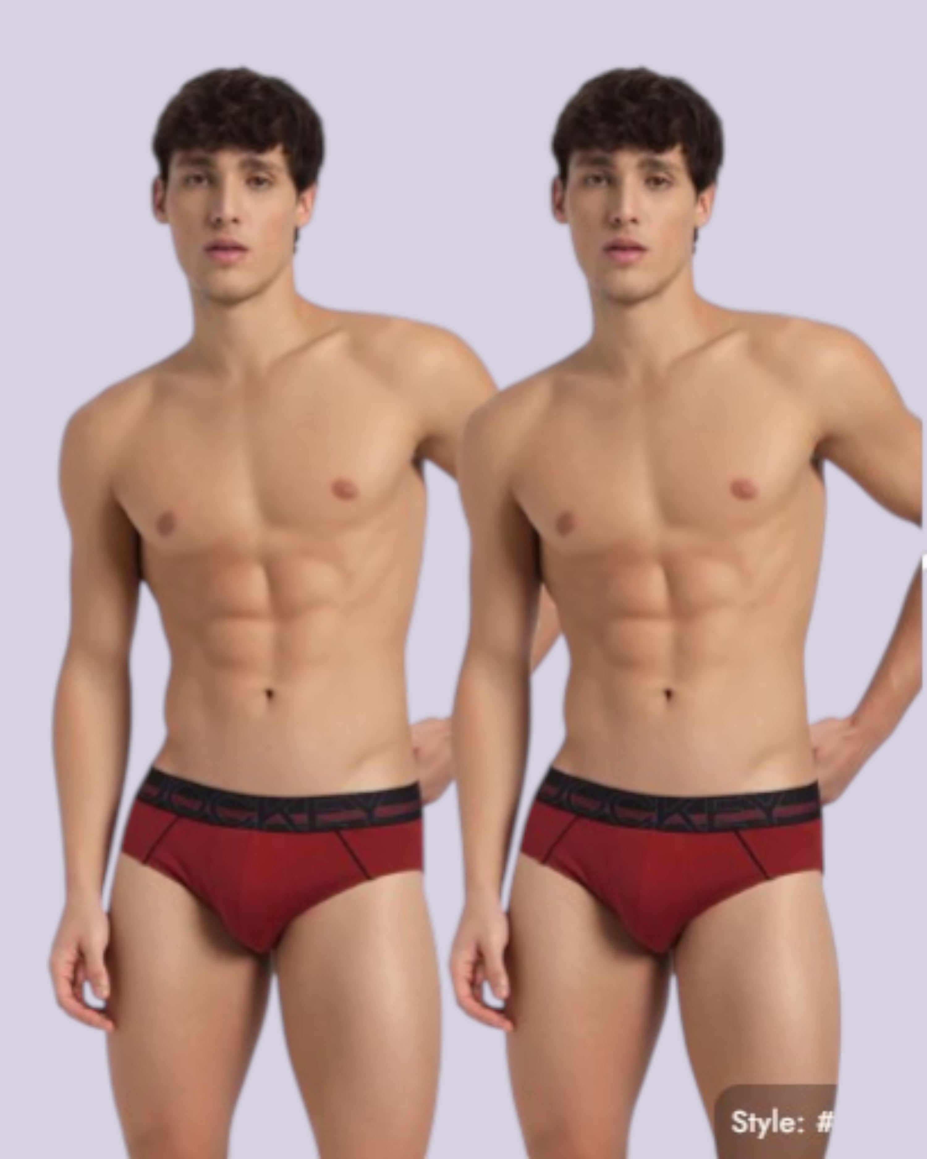 Jockey US14 Men's Super Combed Cotton Solid Brief with Ultrasoft Waistband (Garter Colors May Vary) (Pack of 2)