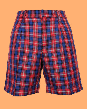Boys Cotton Shorts, Elastic Waist Half Pants, Regular Fit Sports Shorts l UNIFORM HALF PANTS l