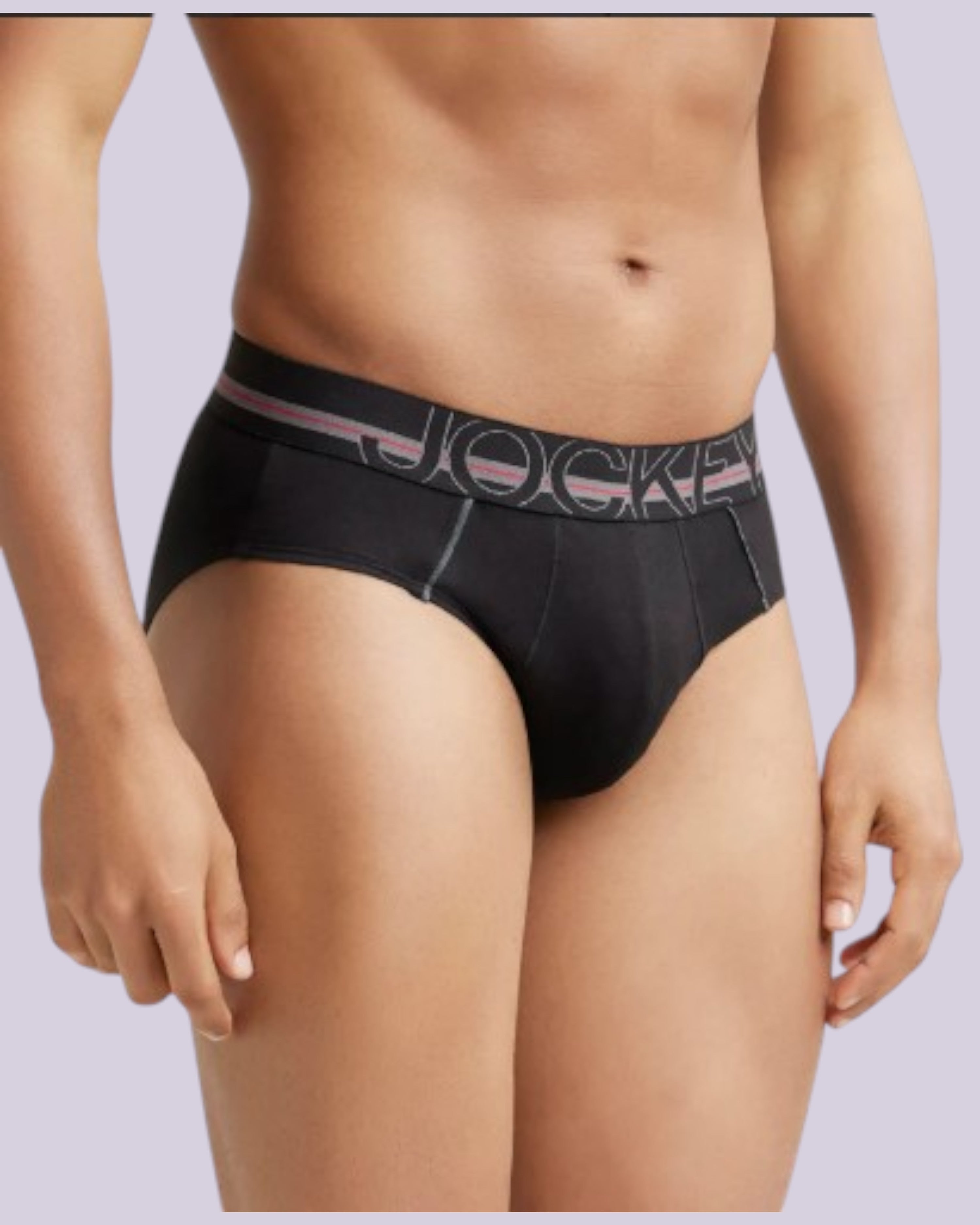 Jockey US14 Men's Super Combed Cotton Solid Brief with Ultrasoft Waistband (Garter Colors May Vary) (Pack of 1)